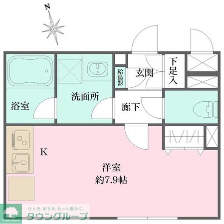 アトリオフラッツ三軒茶屋Northの物件間取画像